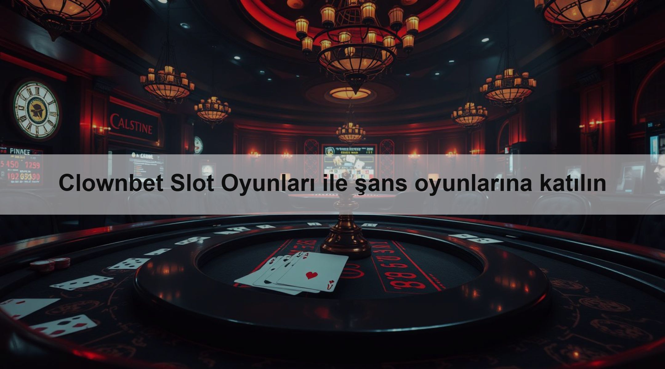 Clownbet Slot Oyunları ile şans oyunlarına katılın