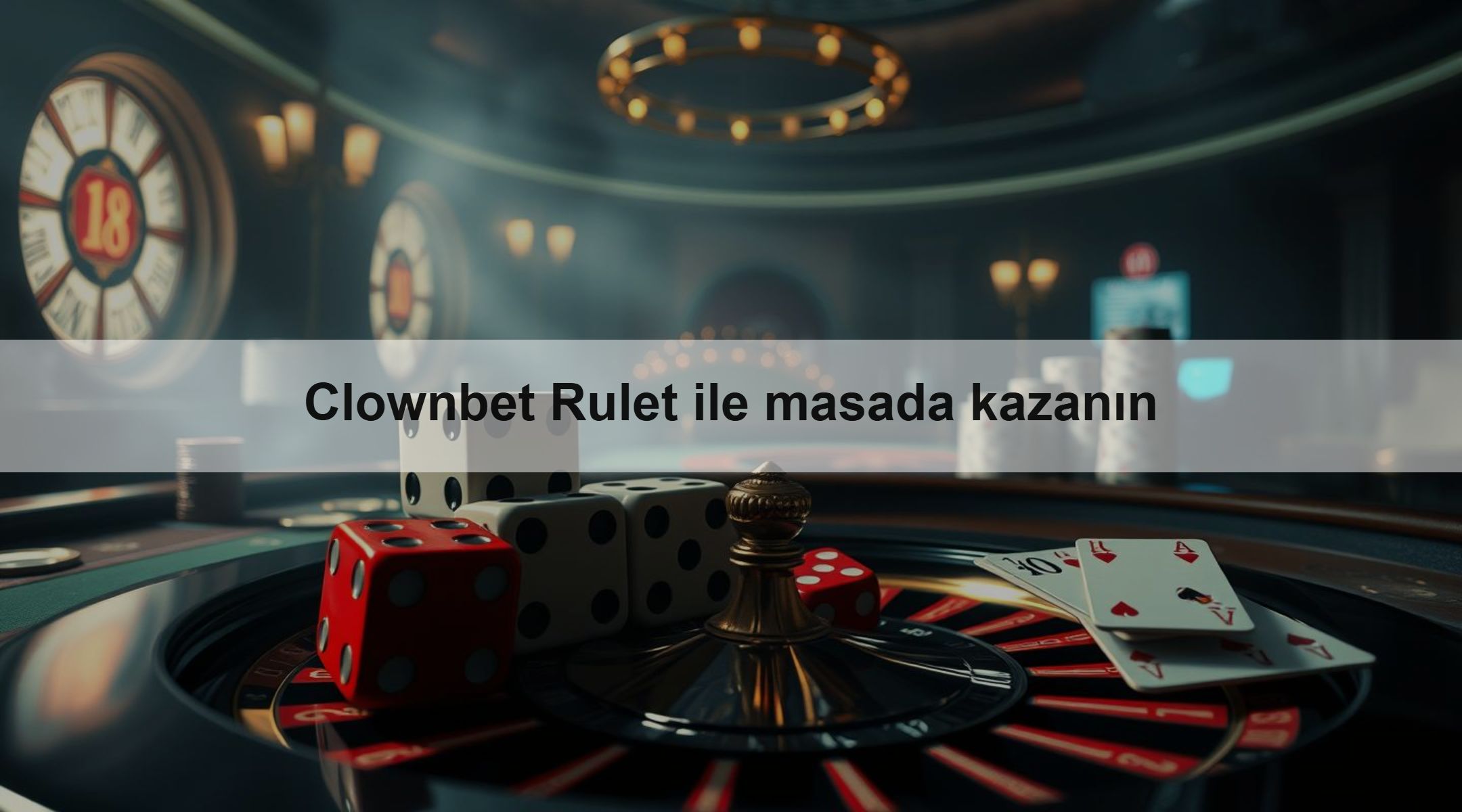 Clownbet Rulet ile masada kazanın